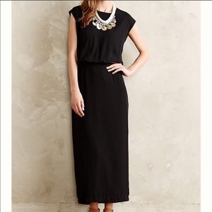 Maeve Black Midi Dress